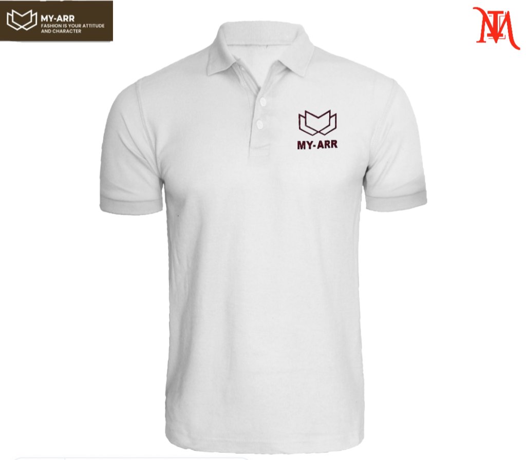 Kaos Polo MY-ARR Putih styles